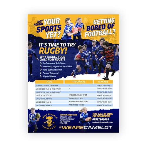 school rugby poster