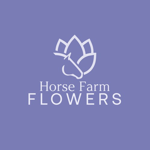 Horse Farm Flowers Logo 