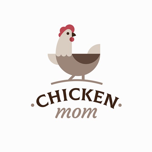 Geometric logo for chicken related product seller