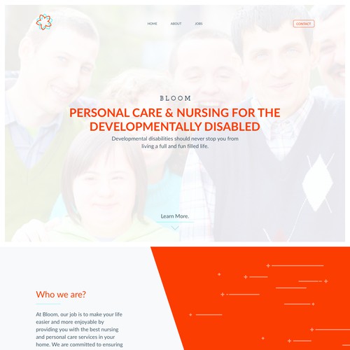 Nursing and personal care website
