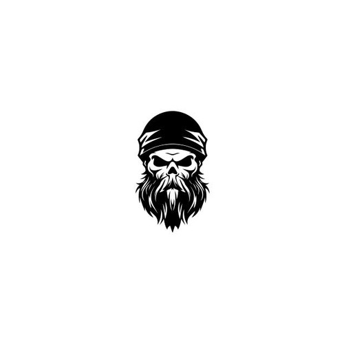 Bearded skull