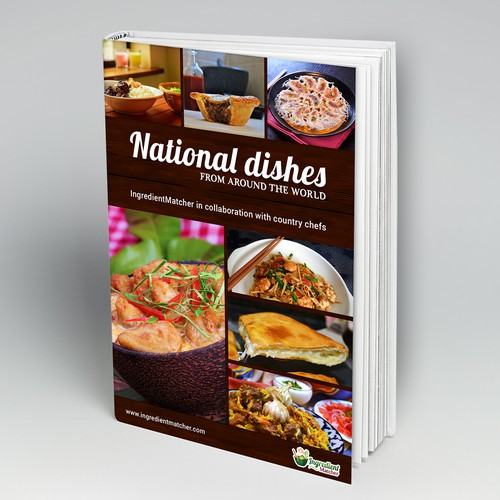 Cover for the cookbook with national dishes