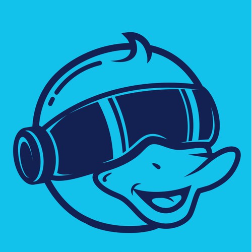 Cartoon duck logo for new DJ/artist branding
