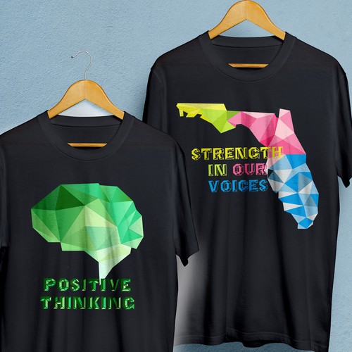 Poligonal/Low poly shirt designs