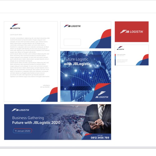 Logo and branding package for JB logistic
