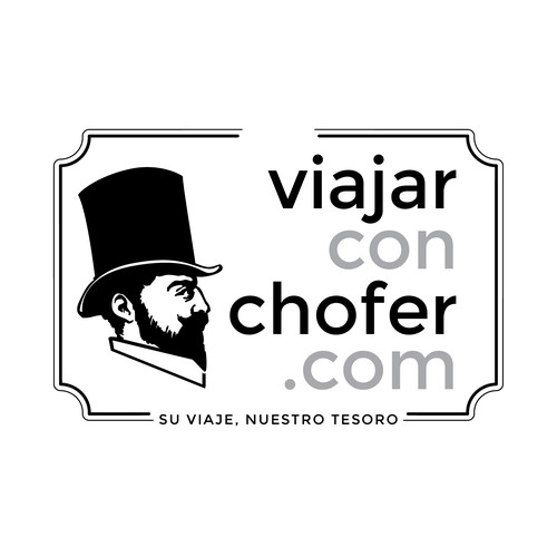 Concepto del logotipo viajarconchofer.com