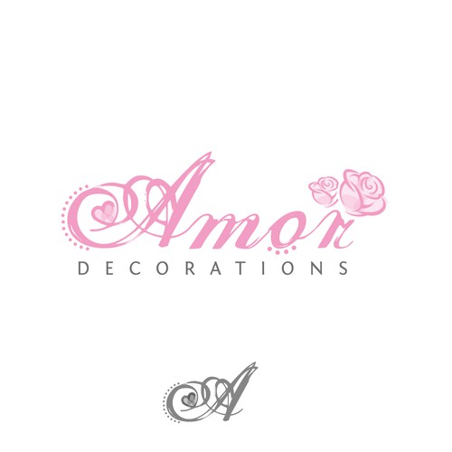 Create the next logo for amor decorations