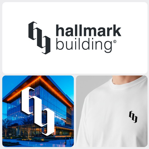 letter H and B Ambigram