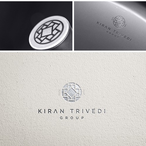 logo design and branding for kiran trivedi group
