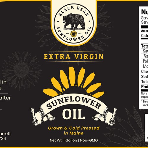 Black Bear Sunflower Oil