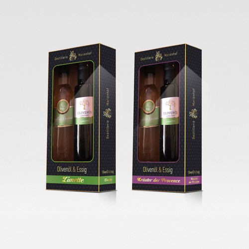 Box design concept for products set