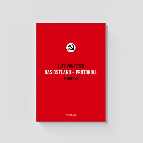 Clean Red Book Cover Design