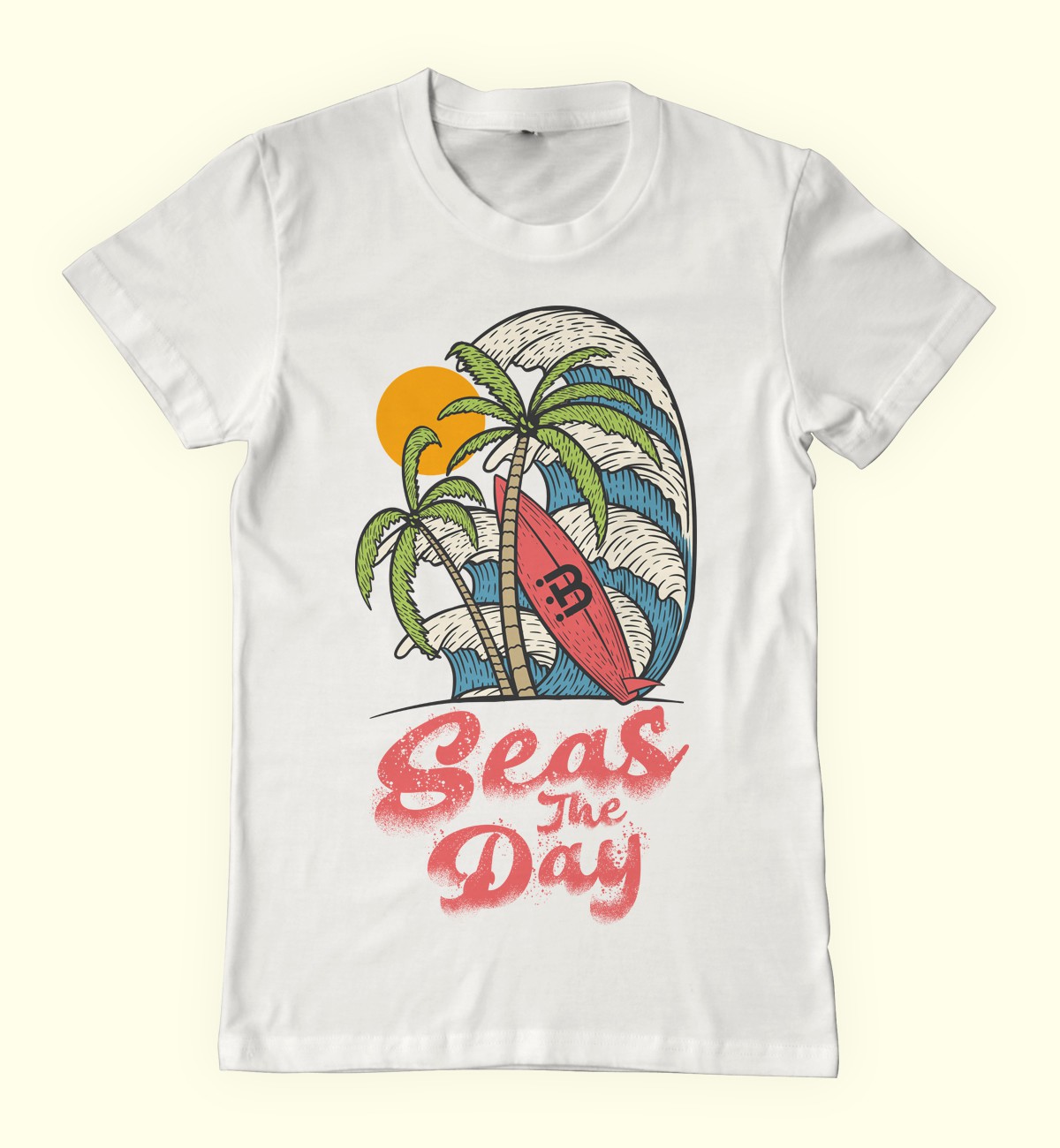 Design a cool surf style t-shirt for an Marketing Agency