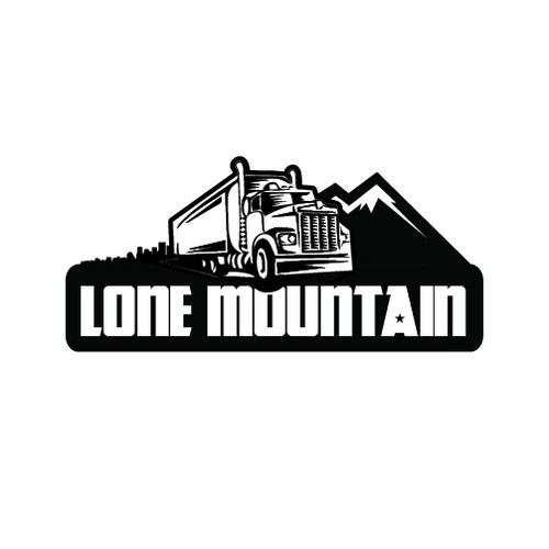 Create modernized logo for Lone Mountain
