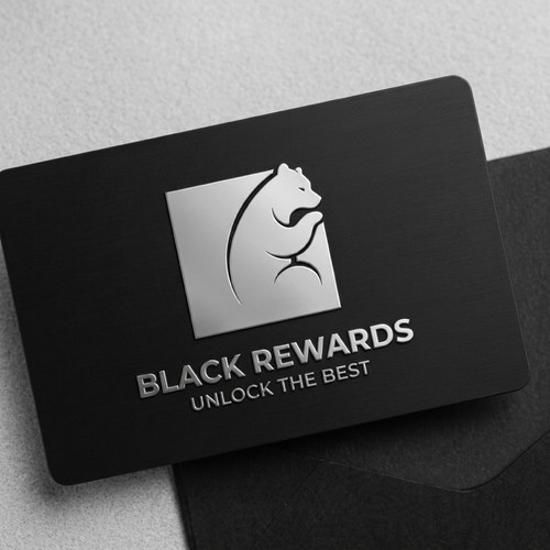 Minimalist Malevich-inspired Bear logo design