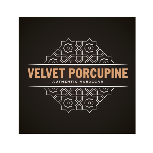 Moroccan restaurant logotype