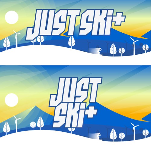 Just Ski+ Thumbnail Design