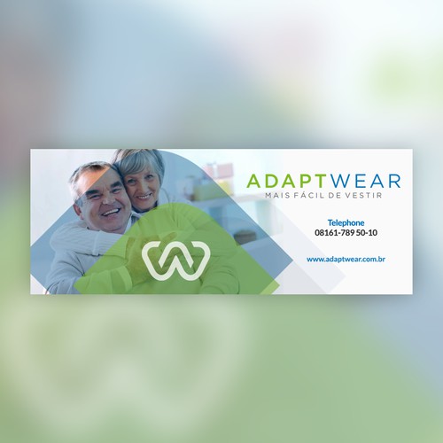 Facebook cover for adaptive clothing brand