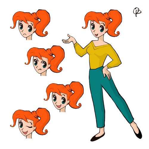 Expressive Eyes and Faces Girl