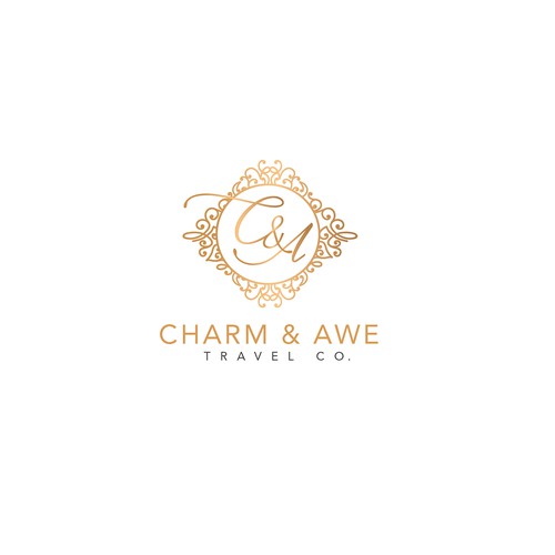 Stylish and luxurious logo for travel company
