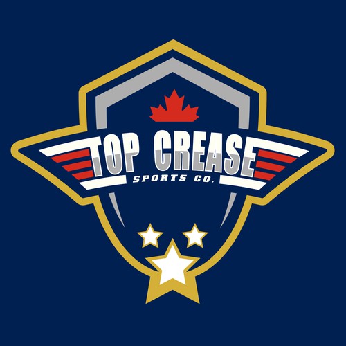 top crease logo