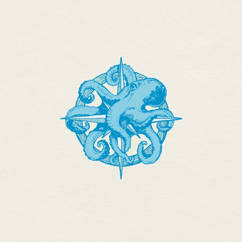 Hand-drawn Octopus logo
