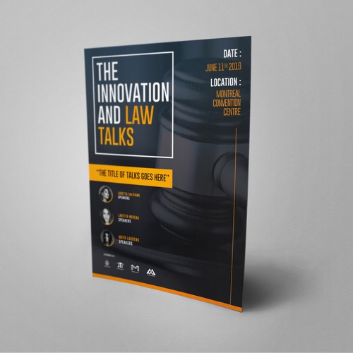 Design for The Innovation & Law Talks