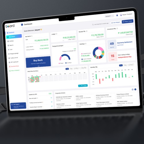 Trading Journal Dashboard