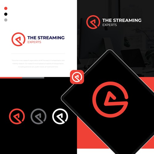 The Streaming Experts logo concept