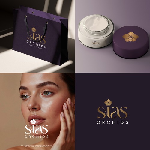 Beautiful brand for cosmetics and scents
