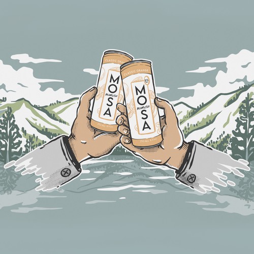 Mimosa Beverage Artwork