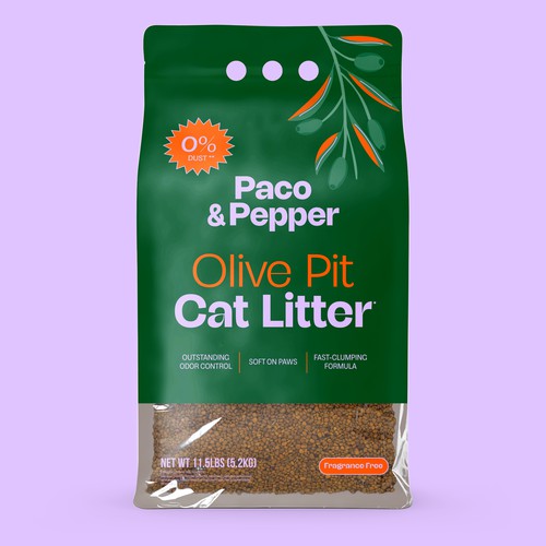Cat Litter Packaging - Complete rebranding