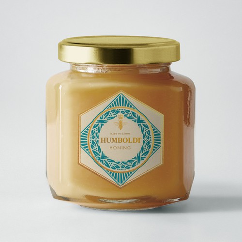 honey label concept