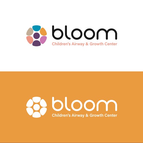 Minimalist logo mark for pediatric healthcare brand