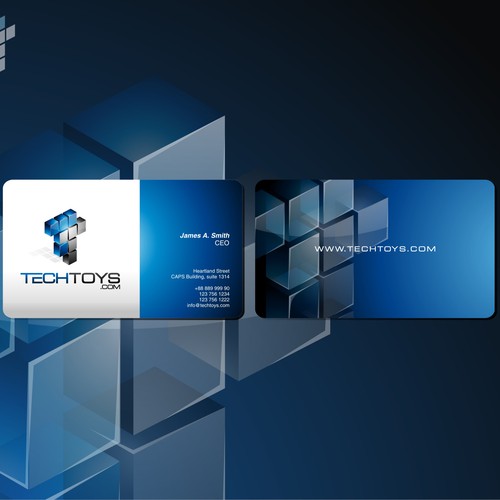TechToys.com Logo & Business Card