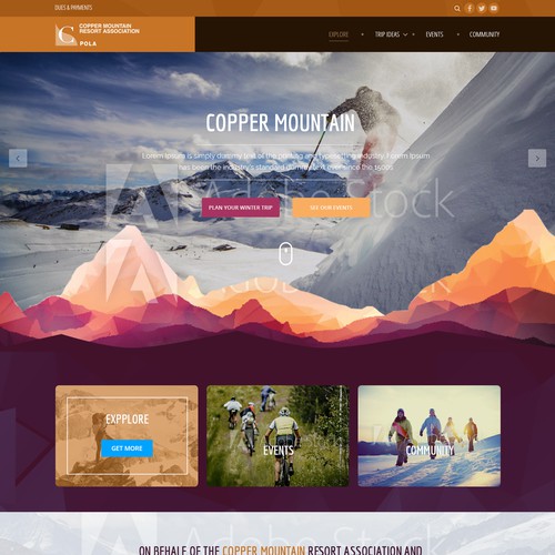 Copper Mountain Resort Association Website