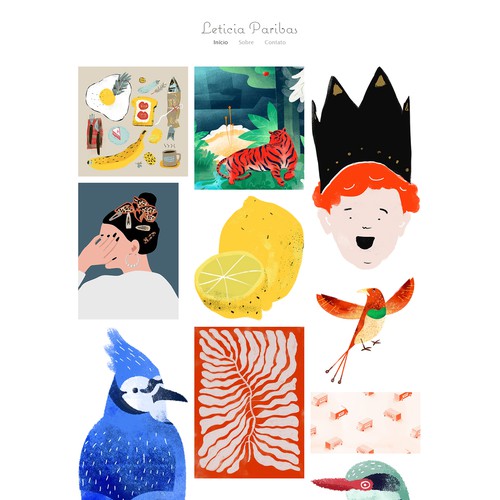 Illustrator Portfolio - Online Website