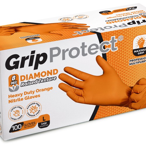 Packaging for Nitrile Gloves