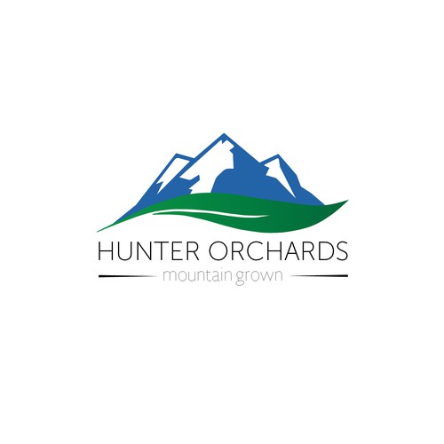 Fresh logo for fruits Orchard