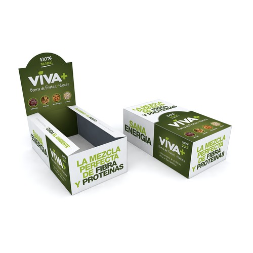 VIVA+ Protein Bars Packaging