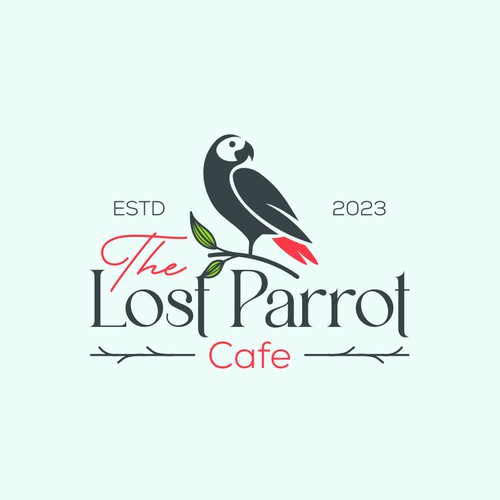 Parrot Logo for Cafe.