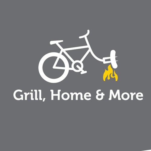 Great logo for a grill, bicycle & more store