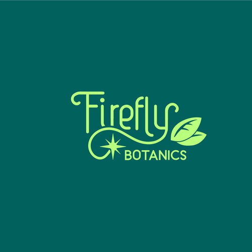 Firefly Botanics logo design concept