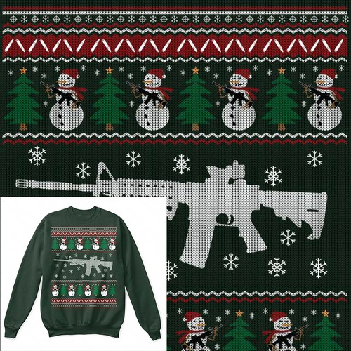 AR15 Ugly Sweater