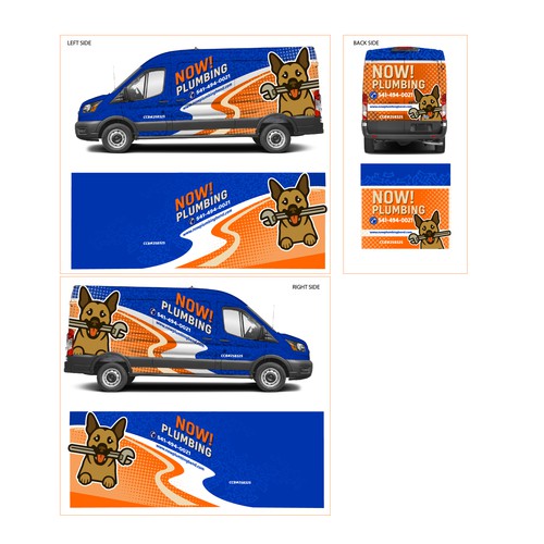 Wrap Car design for Plumbing Company