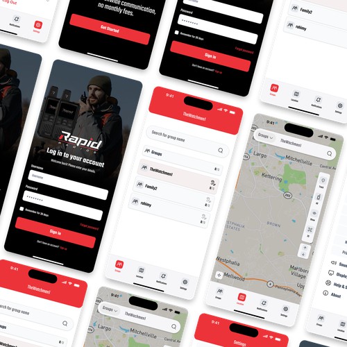 Rapid Radios App UI/UX Replication