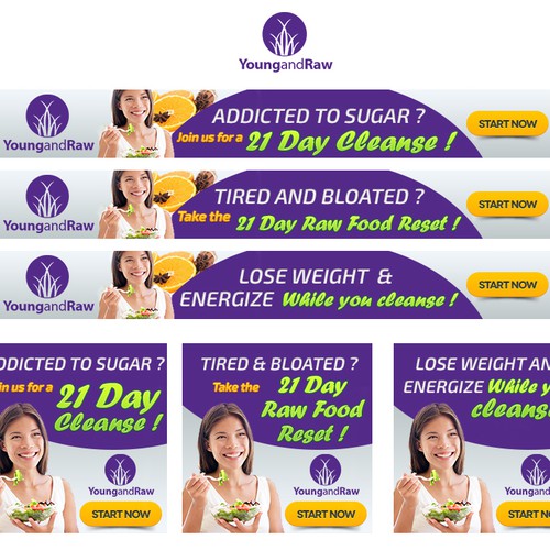 Banner ads for health Company