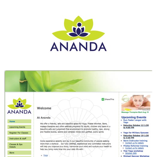 Create the next logo for Ananda