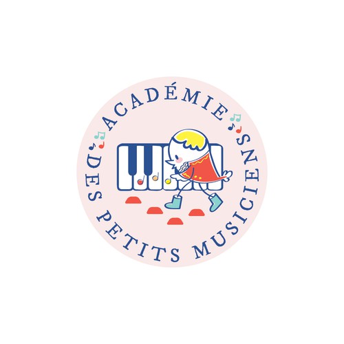 A logo for a young childrens music and arts school