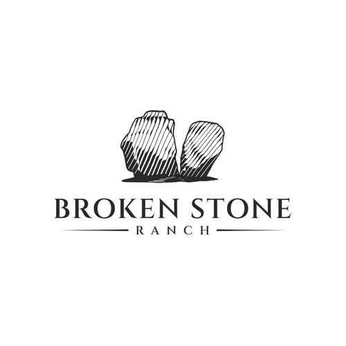 Broken stone 